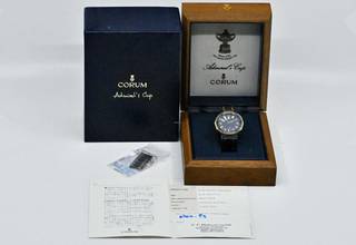 Thumbnail von Corum Admiral's Cup 99.810.31 V-52 | Full Set 1993 | blue Steel & Gold