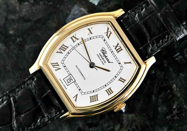  Chopard Tonneau Date | 2247 | Automatic | Full Set 2002 | yellow gold 