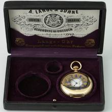 Thumbnail von A. Lange & Söhne Frühe Adolph Lange Taschenuhr Anno 1771 Qualität 1A 18k Gold mit Zertifikat Die Uhr ist in mehrfacher Hinsicht interessant...