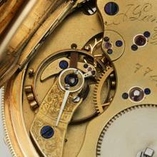 Thumbnail von A. Lange & Söhne Frühe Adolph Lange Taschenuhr Anno 1771 Qualität 1A 18k Gold mit Zertifikat Die Uhr ist in mehrfacher Hinsicht interessant...