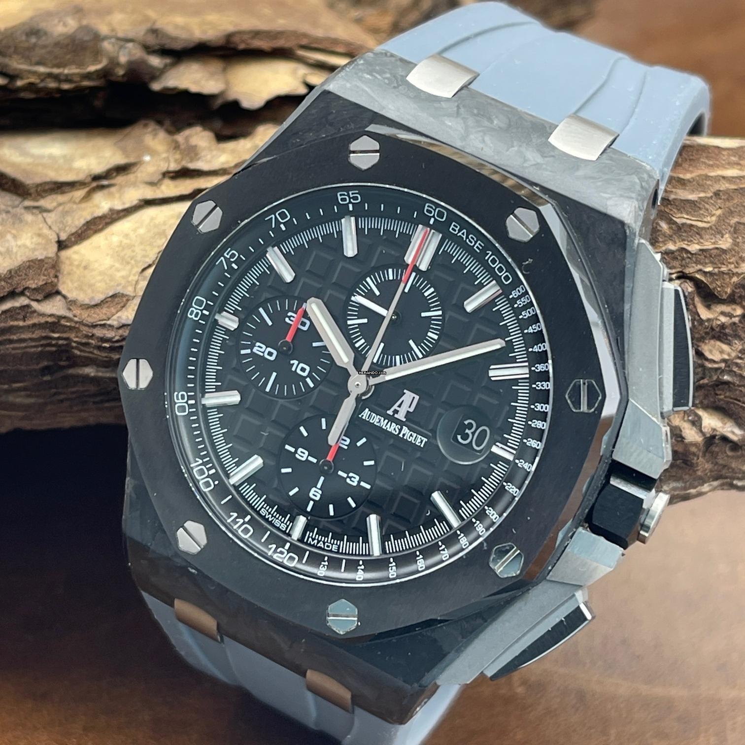 Audemars Piguet Royal Oak Offshore Chronograph Offshore Chrono Carbon - FS 2012 deutsch - Ref. 26400AU.OO.A002CA.01
