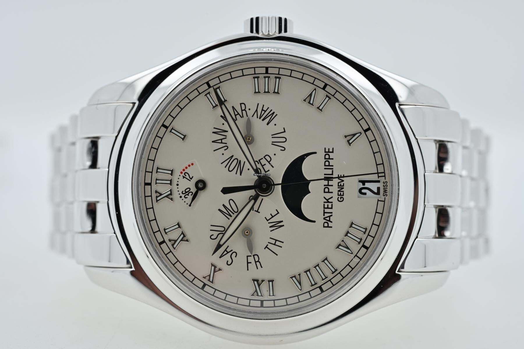 Patek Philippe Annual Calendar 18k White Gold 5036/1G-017 Patek Service 03/2026