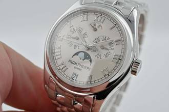 Thumbnail von Patek Philippe Annual Calendar 18k White Gold 5036/1G-017 Patek Service 03/2026