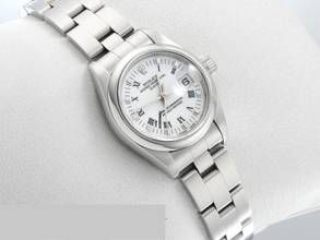 Thumbnail von Rolex Oyster Perpetual Lady Date 26mm 69160 1995 Edelstahl Automatik Damen Damenuhr Stahl Stainless Steel Jubilé-band Chronometer Oyster White Dial