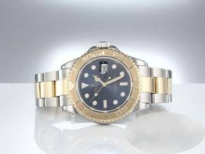 Thumbnail von Rolex Yacht-Master 40 40mm 16623 Stahl Gelbgold 750 Automatik 2007 Rolex-service: 2025 Stainless Steel 18kt Yellow Gold Oyster-band Chronometer Blue Dial
