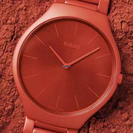 Rado True Thinline Les Couleurs Le Corbusier Puissant NOUVEAU ENSEMBLE COMPLET