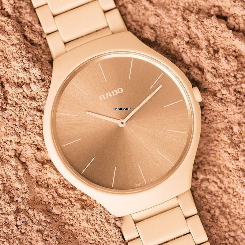 Rado True Thinline Les Couleurs Le Corbusier Pale NEW FULL SET