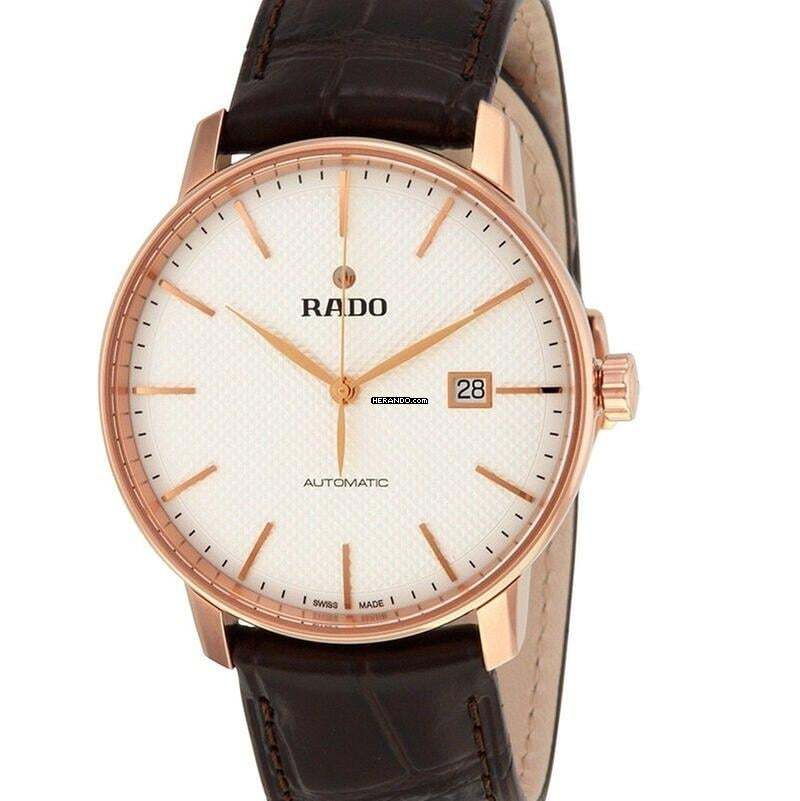 Rado Coupole Classic stal nierdzewnej pokrytej PVD NOWY PEŁNY ZESTAW
