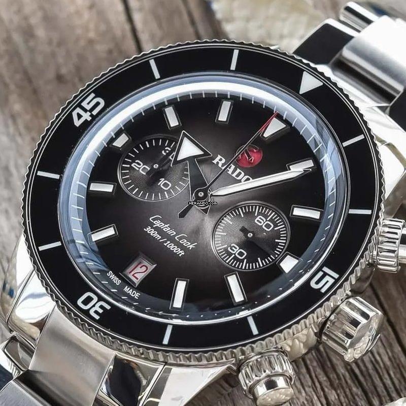 Rado HyperChrome Captain Cook Chronographe Automatique NEUF EN ENSEMBLE COMPLET