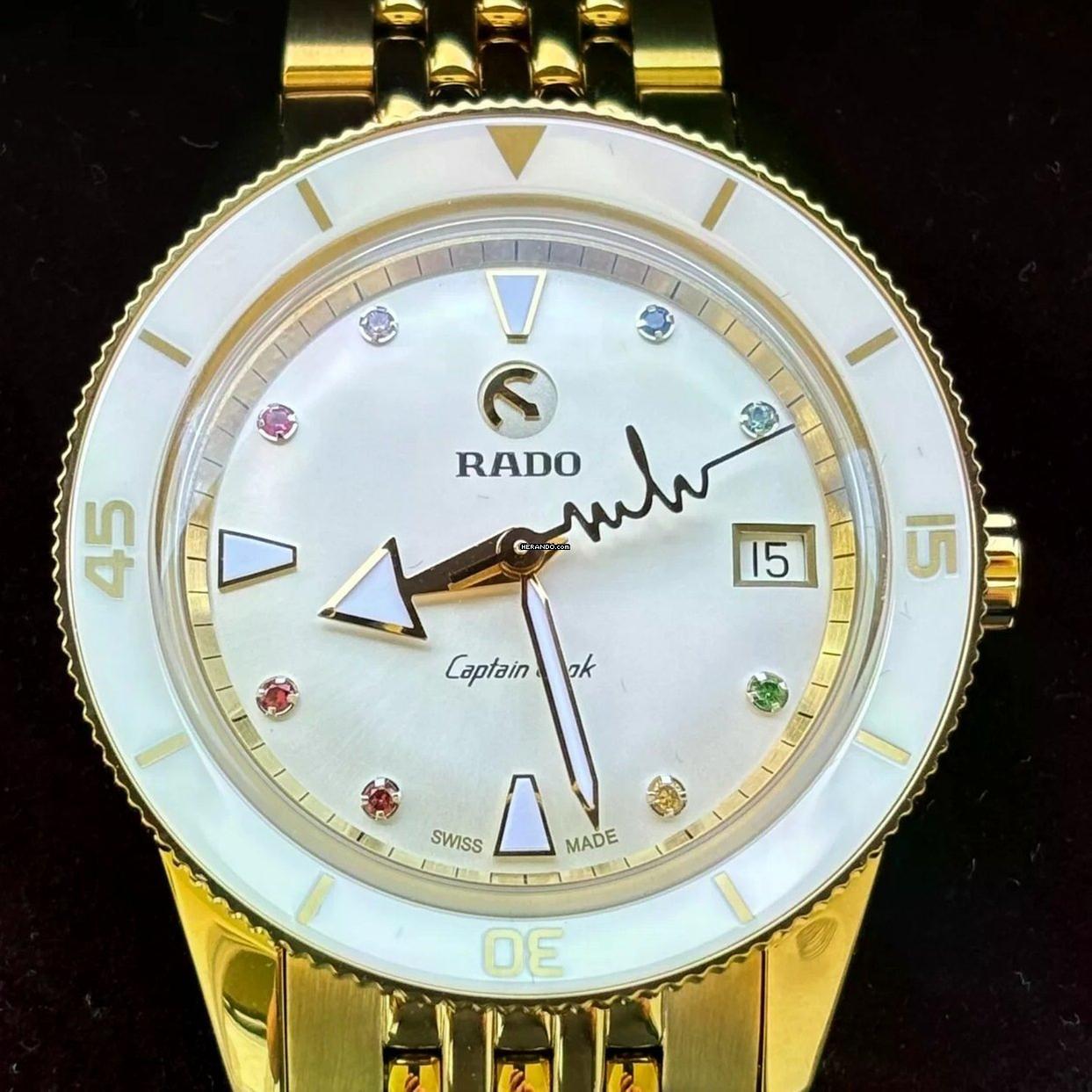 ラドー ハイパークローム キャプテン クック X マリーナ・ホアーマンゼダー ハートビート 新品フルセット