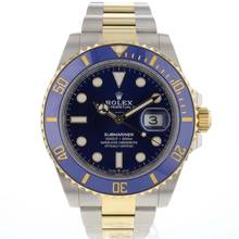 Thumbnail von Rolex Submariner Date Staal/Geel Goud Blau wijzerplaat