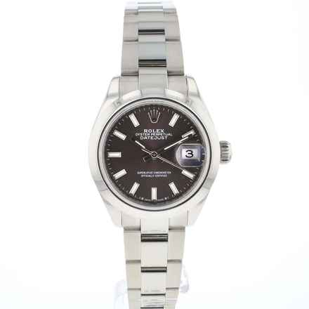 Rolex Lady-Datejust 28 Stal Oyster Szara tarcza