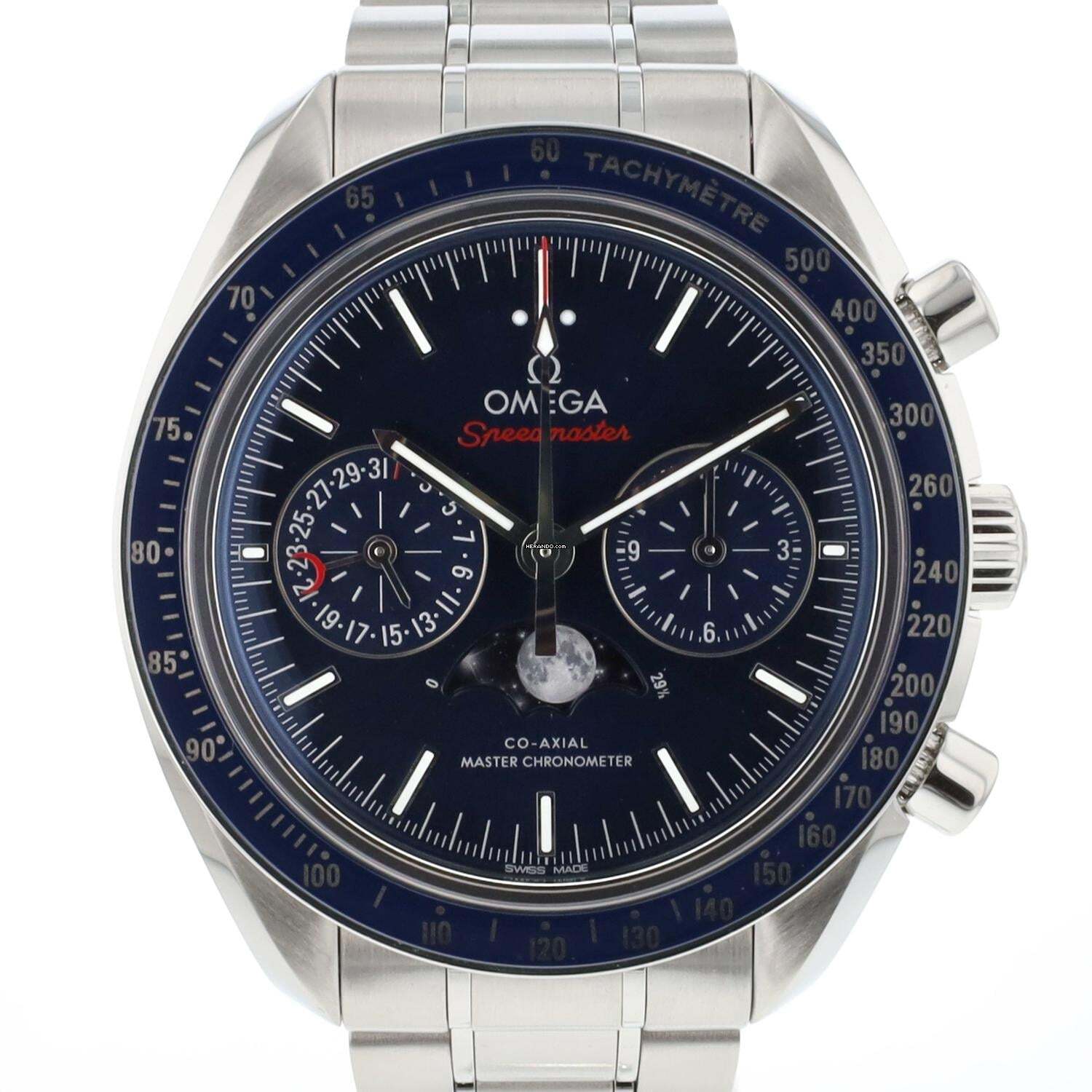 Omega Speedmaster Moonphase Co-Axial Moonphase Blue Dial