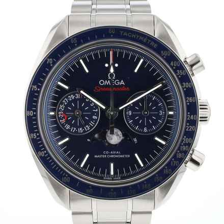  Omega Speedmaster Moonphase Co-Axial Moonphase Blue Dial 