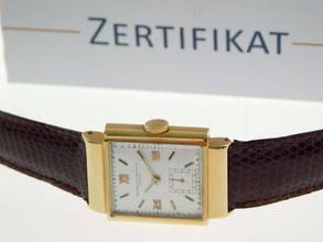 Thumbnail von Vacheron Constantin Tank Vintage Tank 18 Karat Gelbgold RARE Kaliber V 458 Handaufzug 25 x 35 mm unpolished original condition Rare C 458