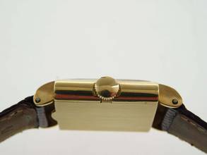 Thumbnail von Vacheron Constantin Tank Vintage Tank 18 Karat Gelbgold RARE Kaliber V 458 Handaufzug 25 x 35 mm unpolished original condition Rare C 458