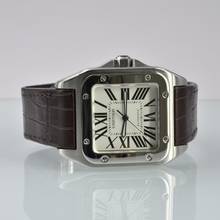 Thumbnail von Cartier Santos 100 XL Anniversary white dial Full Set TOP Condition Full Set TOP Condition