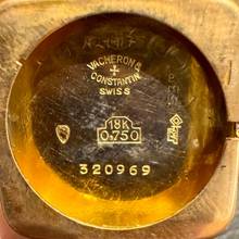 Thumbnail von Vacheron Constantin Classic Squared Vintage 18k Gold 30mm Manual Winding