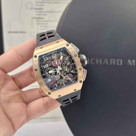 Richard Mille RM 011 Felipe Massa Flyback Chronograph Rose Gold Automatic Complete
