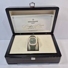 Thumbnail von Patek Philippe Aquanaut Ouro Branco Khaki Green 42mm Automatik Komplett
