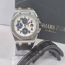Thumbnail von Audemars Piguet Royal Oak Offshore Chronograph Navy 42mm Automático Completo