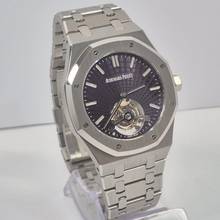 Thumbnail von Audemars Piguet Royal Oak Tourbillon Ultra Thin Evolutive Tapisserie 41mm Corda Completo