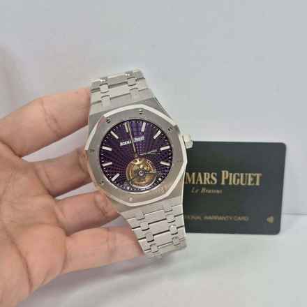 Audemars Piguet Royal Oak Tourbillon Ultra Thin Evolutive Tapisserie 41mm Corda Completo