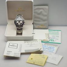 Thumbnail von Zenith El Primero Chronograph De Luca Chronograph 02.0310.400 коробка + документы 1997