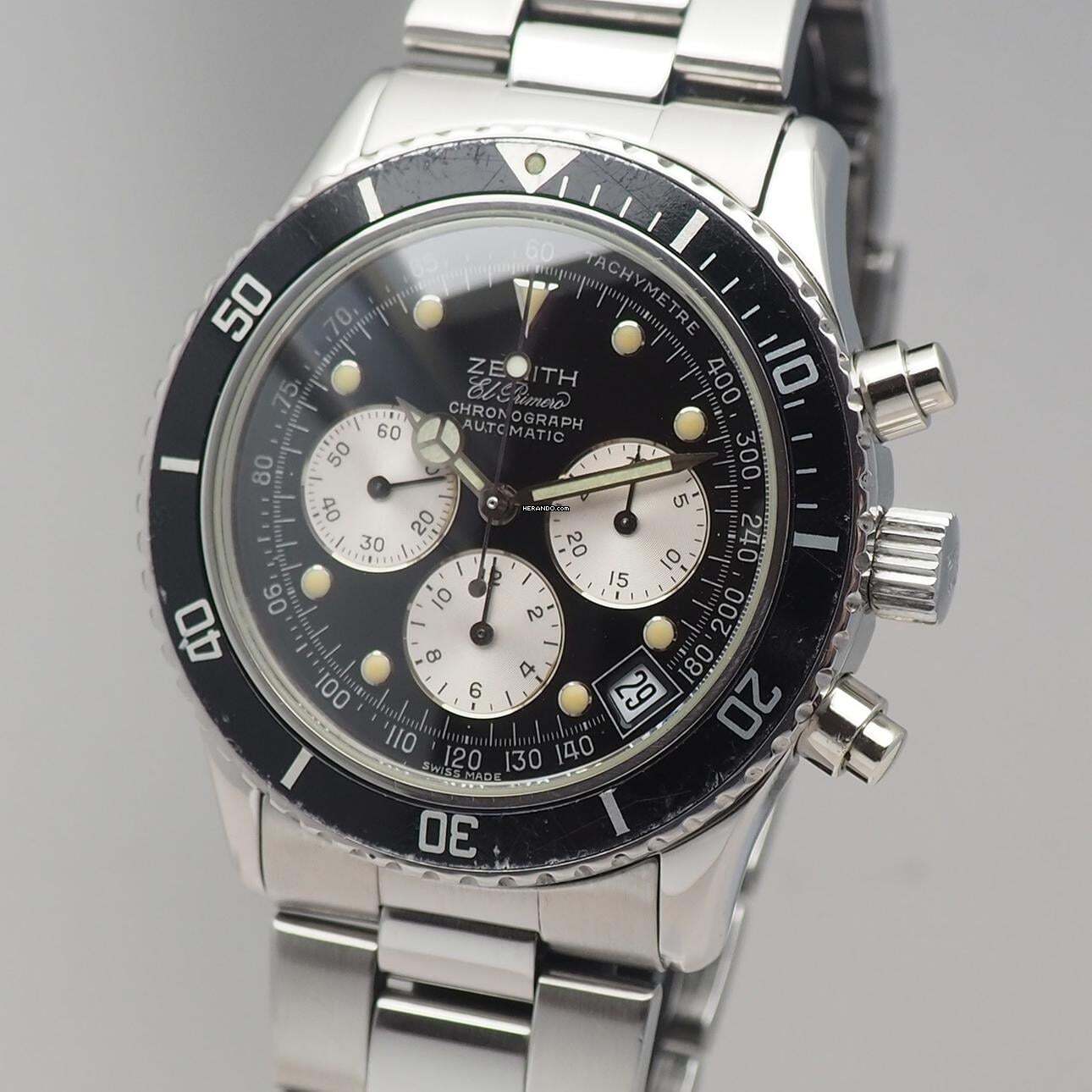 Zenith El Primero Chronograph De Luca Chronograph 02.0310.400 коробка + документы 1997