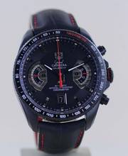 Thumbnail von TAG Heuer Grand Carrera Black RS2 Chronograph Date Rotating System B+P rare