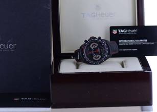 Thumbnail von TAG Heuer Grand Carrera Black RS2 Chronograph Date Rotating System B+P rare