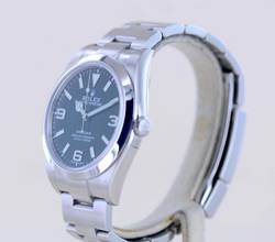 Thumbnail von Rolex Explorer I 39mm 214270 black dial Oysterband Stahl Full-Set B+P