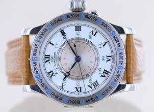 Thumbnail von Longines Lindbergh Hour Angle Limited Edition Fliegeruhr Stahl Collector Box NOS