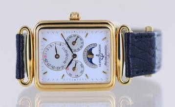 Thumbnail von Ulysse Nardin Michelangelo Triple Date Calendar 18K żółte złoto automatyczny tarcza MOP B+P