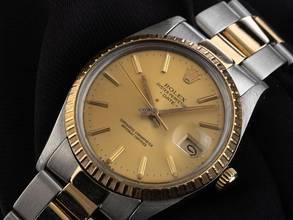 Thumbnail von Rolex Oyster Perpetual Date open 6/9 Ref.15053 1984 Full Set sehr gut Vintage Oyster Perpetual Date open 6/9