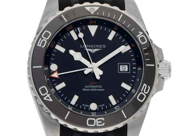  Longines HydroConquest GMT Ref.L3.890.4.56.9 2025 Full Set Ungetragen Hydroconquest GMT Faltschließe 
