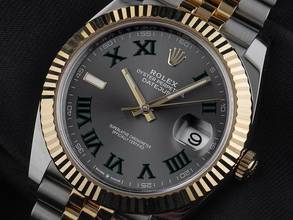 Thumbnail von Rolex Datejust 41 Wimbledon Ref.126333 2023 Full Set wie Neu Datejust Wimbledon