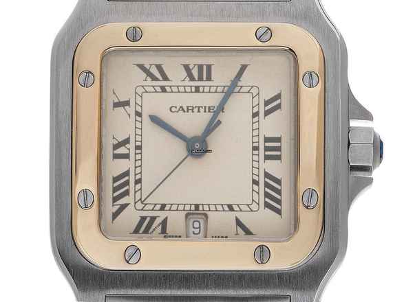 Cartier Santos Galbée GM velký model Ref.187901 1988 Krabice & popis velmi dobrý Vintage Santos Galbée GM velký model