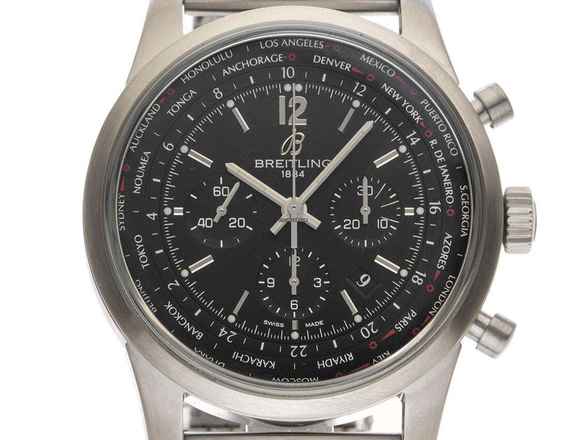  Breitling Transocean Unitime Pilot Black AB0510U6/BC26 2020 Ensemble complet comme neuf Vintage Transocean Unitime Pilot 