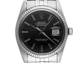 Thumbnail von Rolex Datejust 36 Ref.16014 1984 Box&Beschreibung sehr gut Vintage Datejust open 6/9 Stahl 18kt Weißgold