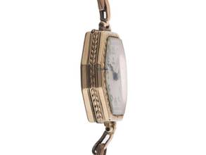 Thumbnail von Rolex Art Deco Stretch 1927 scatola originale molto buona vintage Art Deco stretch coperchio a ribalta in oro rosa 9 kt