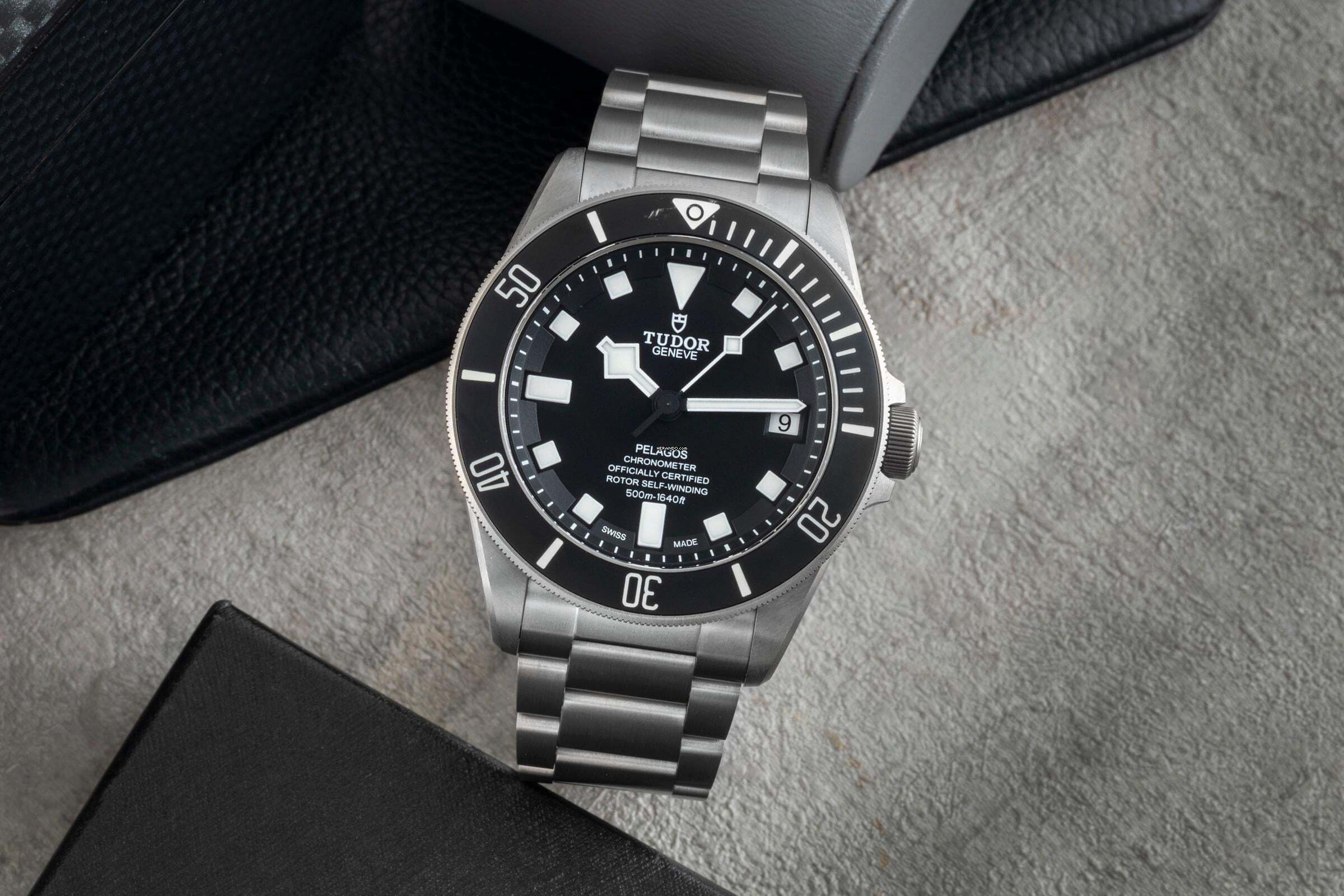 Tudor Pelagos Chronometer Titan Automatik Herrenuhr Ref. 25600TN B&P 2024