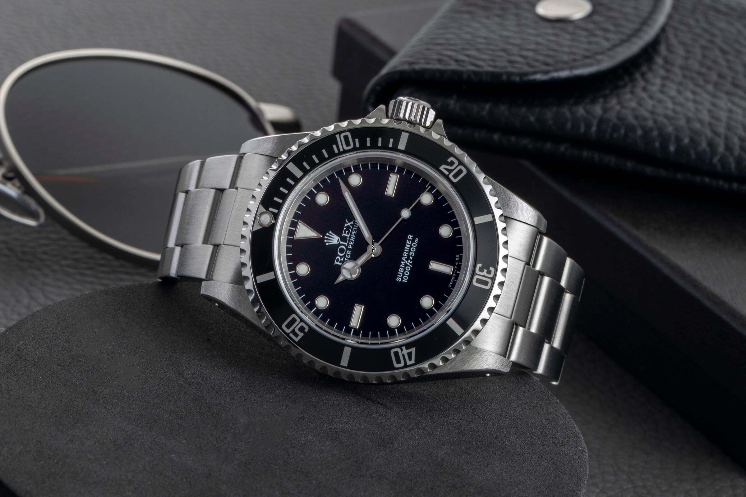 Rolex Submariner (No Date) Stahl Automatik Herrenuhr Ref. 114060 Klassiker