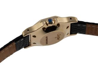 Thumbnail von Cartier Santos Ronde Octagon Lady 18K (0,750) Gold Automatik Damenuhr Ref. 2969