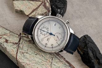 Thumbnail von IWC Portugieser Chronograph Classic Chronograph Automatik Stahl Ref. IW390403 Papiere 2014