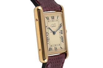 Thumbnail von Cartier Tank Silber vergoldet unisex Ref. 681006 Klassiker