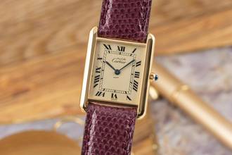 Thumbnail von Cartier Tank Silber vergoldet unisex Ref. 681006 Klassiker