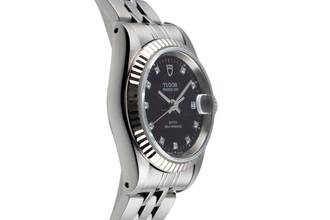 Thumbnail von Tudor Prince Date Princess Date Automatik Edelstahl Damenuhr Ref. 92414 Klassiker