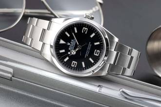 Thumbnail von Rolex Explorer Oyster Edelstahl Automatik Herren Ref. 124270 Box & Papiere 2022