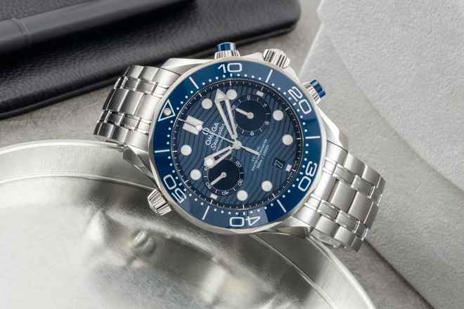  Omega Seamaster Diver 300 M Chronograph Automatik 210.30.44.51.03.001 B&P 